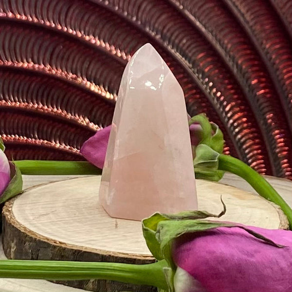 Rose Quartz Polished Point - Unconditional Love BD Crystals