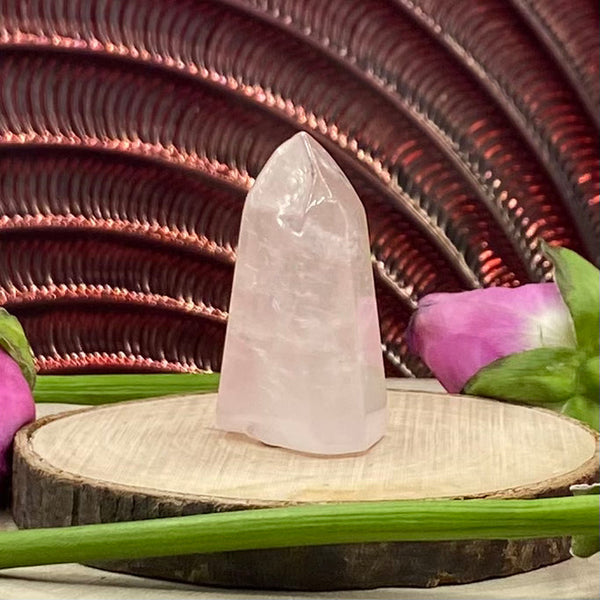 Rose Quartz Polished Point - Unconditional Love BD Crystals