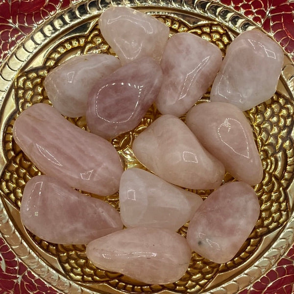 Rose Quartz Tumblestones - Unconditional Love BD Crystals