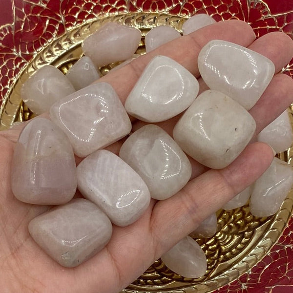 Rose Quartz Tumblestones - Unconditional Love BD Crystals