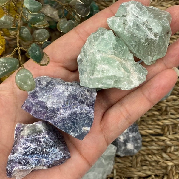 Rough Fluorite - Intuition & Protection BD Crystals