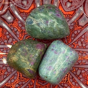 Ruby in Fuchsite Tumblestones BD Crystals