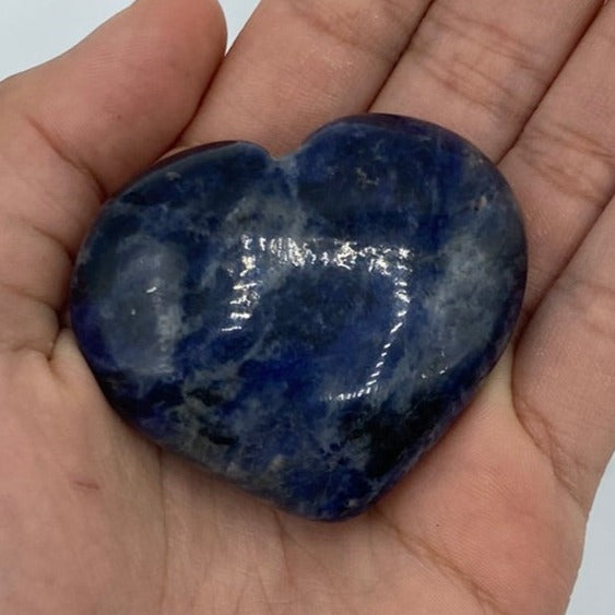 Sodalite Heart - Wisdom & Guidance BD Crystals