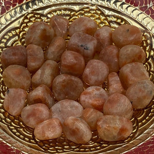 Sunstone Tumblestones- Personal Magnetism & Success BD Crystals