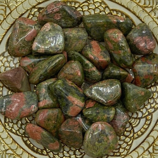 Unakite Tumblestones - Vision & Spiritual Transformation BD Crystals