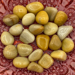 Yellow Aventurine Tumblestones BD Crystals