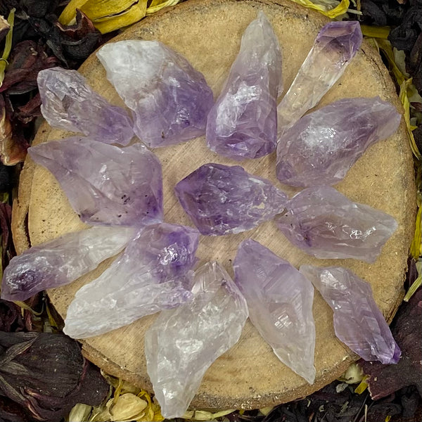 Rough Amethyst Tiny Point - Spirituality & Transmutation