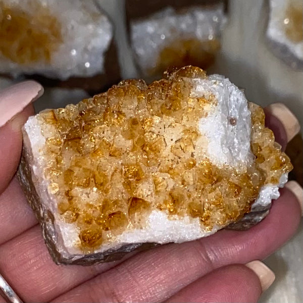 Citrine Druse Clusters (Heat Treated) - Abundance & Success