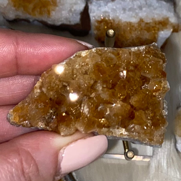 Citrine Druse Clusters (Heat Treated) - Abundance & Success