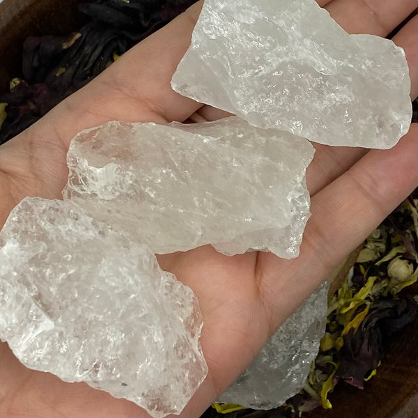 Rough White Quartz - Intuition & Wisdom