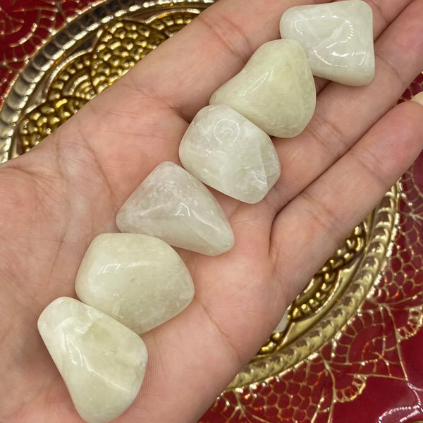 Sulphur Quartz Tumblestones