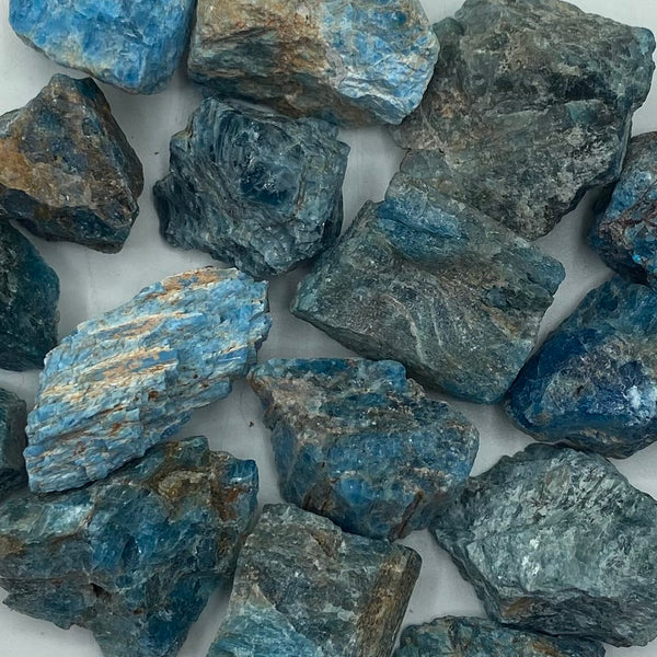 Rough Blue Apatite - Intuition & Enlightenment