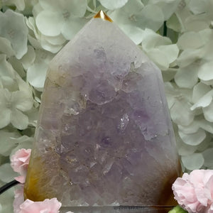 Amethyst Obelisk Drusy Tower - Spirituality & Transmutation