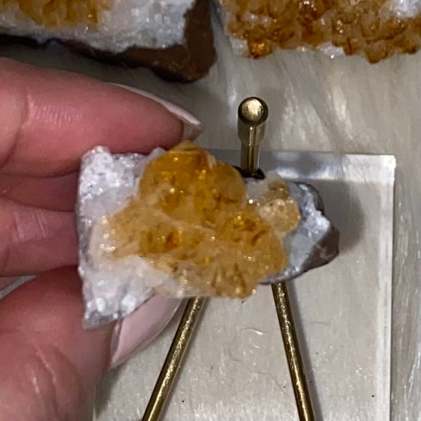 Citrine Druse Clusters (Heat Treated) - Abundance & Success