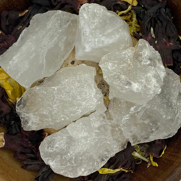 Rough White Quartz - Intuition & Wisdom