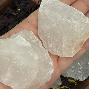 Rough White Quartz - Intuition & Wisdom