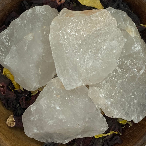 Rough White Quartz - Intuition & Wisdom