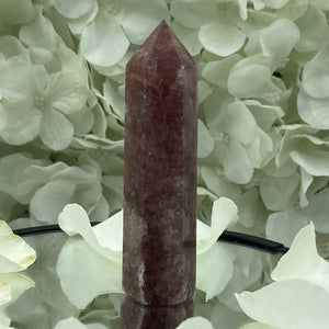 Strawberry Quartz Point - Intuition & Emotional Healing